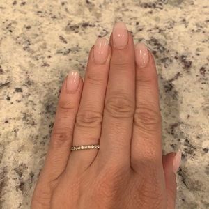 14k Diamond band  around size 6  / .30 diamonds Diamond beautiful ring.